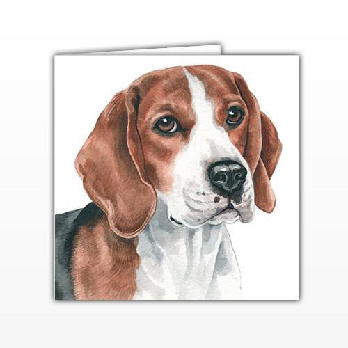 WaggyDogz Beagle Greetings Card