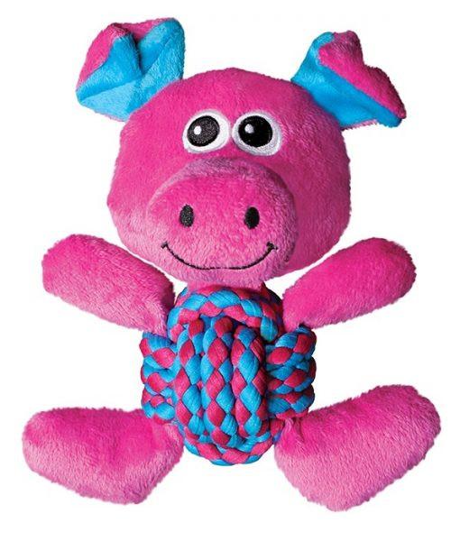 kong occasions birthday balloon rope plush dog toy