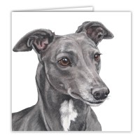 WaggyDogz Greyhound Greetings Card