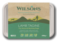 Wilsons Lamb Tagine Premium Raw Frozen Dog Food 500g