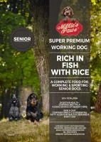 Millie's Paws Super Premium Working Dog Senior/Light Fish and Rice 15kg