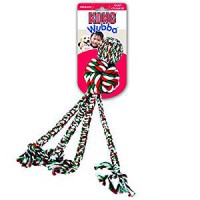 KONG Holiday Wubba Weave with Rope