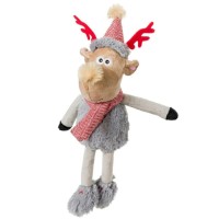 House of Paws Winter Red Dog Toy Rudolph