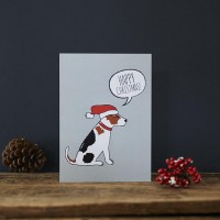 Sweet William Jack Russell Christmas Card