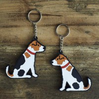 Sweet William Jack Russell Keyring