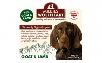 Millies Wolfheart Goat and Lamb Wet Food 395g