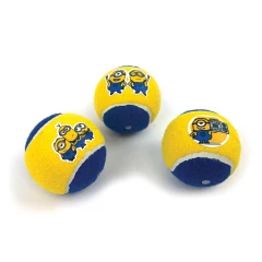 thumbnail-Minion Squeaky Tennis Balls 3pk