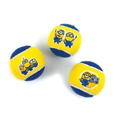 thumbnail-Minion Squeaky Tennis Balls 3pk