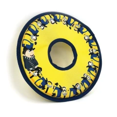 thumbnail-Minion Canvas Frisbee Dog Toy