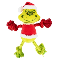 thumbnail-The Grinch Rope Plush Dog Toy
