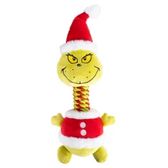 thumbnail-The Grinch Plush Rope Neck Dog Toy