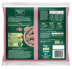 thumbnail-Natures Menu Complete and Balanced 80/20 Turkey and Venison with Superfoods For Adult Dogs 1kg