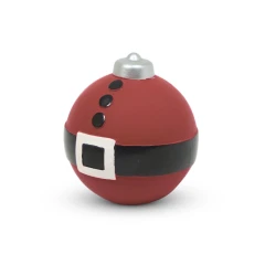 thumbnail-Petface Claus the Christmas Bauble Latex Dog Toy