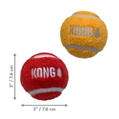 thumbnail-KONG Sport Softies Balls 2pk Assorted Large