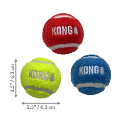 thumbnail-KONG Sport Softies Balls 3pk Assorted Medium