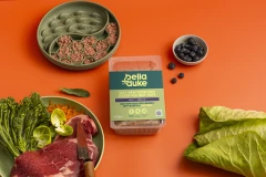 thumbnail-Bella and Duke Grass Fed Beef Tripe with Duck Adult Complete Raw Full Tums 500g
