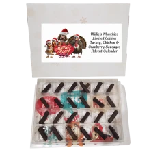 thumbnail-Millie’s Munchies Limited Edition Turkey, Chicken and Cranberry Sausages Advent Calendar