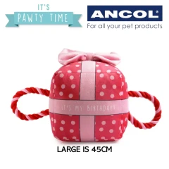 thumbnail-Ancol Pawty It's My Birthday Present Dog Toy