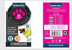 thumbnail-Ancol Muddy Paws Stormguard Dog Coat