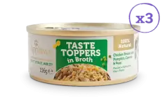 thumbnail-Applaws Taste Toppers Natural Wet Dog Food Broth Multipack Tin 8pk