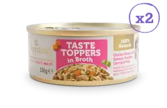 thumbnail-Applaws Taste Toppers Natural Wet Dog Food Broth Multipack Tin 8pk