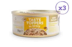 thumbnail-Applaws Taste Toppers Natural Wet Dog Food Gravy Multipack Tin 8pk