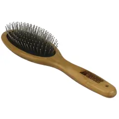 thumbnail-Bamboo Groom Oval Pin Brush