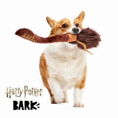 thumbnail-Bark Harry Potter Nimbus 2000 Plush Dog Toy