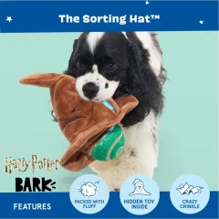 thumbnail-Bark Harry Potter Sorting Hat Plush Dog Toy