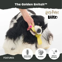 thumbnail-Bark Harry Potter The Golden Snitch Dog Toy