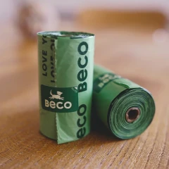 thumbnail-Beco Unscented Recycled Poop Bags x120 Pack