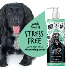 thumbnail-Bugalugs Tangle Tame 3 in 1 Dog Shampoo, Conditioner and Detangler 500ml