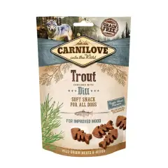 thumbnail-Carnilove Trout With Dill Semi Moist Dog Treat 200g