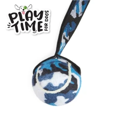 thumbnail-Ancol Playtime Tennis Ball With Nylon Strap