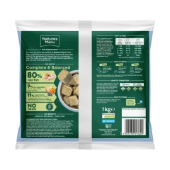 thumbnail-Natures Menu Complete and Balanced 80/20 Fish with Superfoods For Adult Dogs 1kg