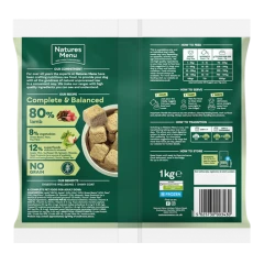 thumbnail-Natures Menu Complete and Balanced 80/20 Lamb with Superfoods For Adult Dogs 1kg