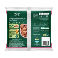 thumbnail-Natures Menu Complete and Balanced 80/20 Pork with Superfoods For Adult Dogs 1kg