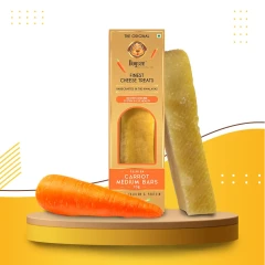 thumbnail-Dogsee Medium Carrot Dog Chew Bars 70g