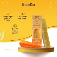 thumbnail-Dogsee Medium Carrot Dog Chew Bars 70g
