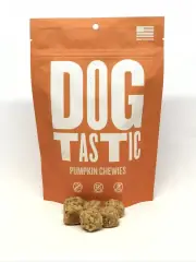 thumbnail-Dogtastic Pumpkin Chewies Dog Treats 113g