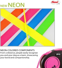 thumbnail-Flexi Neon Tape 5m Retractable Lead