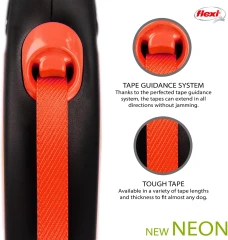 thumbnail-Flexi Neon Tape 5m Retractable Lead