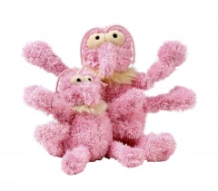 thumbnail-FuzzYard Scratchette The Pink Flea Plush Dog Toy