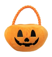 thumbnail-FuzzYard Trick or Treat Pumpkin Basket Dog Toy