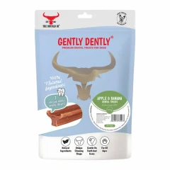 thumbnail-The Buffalo Co. Gently Dently Apple and Banana Dental Treats for Dogs 175g