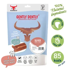 thumbnail-The Buffalo Co. Gently Dently Salmon Dental Treats for Dogs 175g