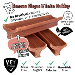 thumbnail-The Buffalo Co. Gently Dently Salmon Dental Treats for Dogs 175g