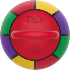 thumbnail-GiGwi Rubber Jumball Basketball With Handle Multi Small