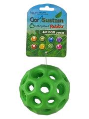 thumbnail-Gor Pets Gor Sustain Air Ball Eco Friendly Dog Toy Large 10.5cm