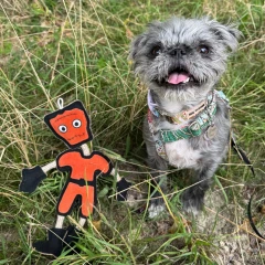 thumbnail-Green and Wild’s Frankie Stein Eco Dog Toy
